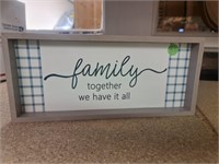 Family together qe have it all decor