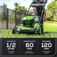 Greenworks 21" Self Propelled Cordless