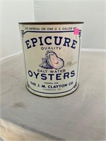 Epicure Gallon Oyster Can