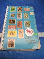 STAMP BOOK C/W STAMPS