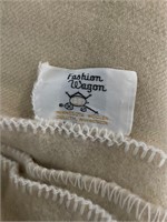 Wool Blanket Fashion Wagon TAg