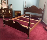 Jamestown Sterling Queen Sized Wooden Bed Frame,