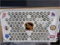 NHL Coke / Pepsi Hockey Player Caps with org. disp