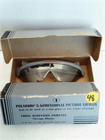 2PC POLAROID 3-D PICTURE VIEWER GLASSES IN BOXES