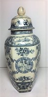 Lidded Vase with Lid Transfer Pattern