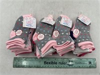 NEW Lot of 4-7ct Swiggles Toddler Anklet Socks