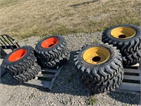 New 12-16.5 Skid Steer Tires & Rims (choice)