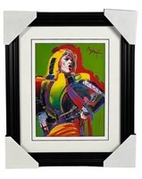 "Mick Jagger"- Fine Art Lithograph by Peter Max