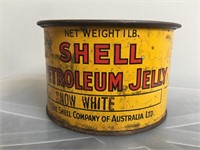 Early Shell snow white petroleum jelly 1lb tin