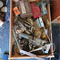 Wood Tool Box Lot - Clamps