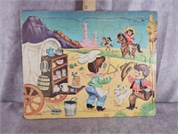 1960 BUILT RITE TOY CARDBOARD PUZZLE