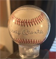 Mickey Mantle  NY Yankees Autographed AL Baseball