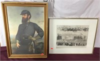 Artwork/Prints Military, Civil War General, US