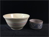 OvenWare 12” Mixing Bowl & Rebecca Storbeck Bowl