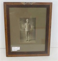 Framed WW1 Picture of Soldier