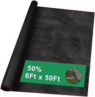 6'x50' 50% Shade Cloth - Garden Mesh