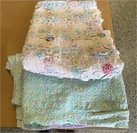 2 Very Used. Very Worn Quilts.  Ships