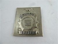 Burns International Security Guard Badge