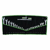 Open Box Grip 24 pc Combination Wrench Set SAE/MM