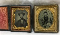 (2) Civil War Era Tintype Photos – Unknown