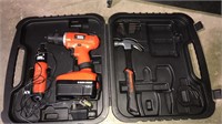 Black & decker rechargeable 18 V screwdriver and