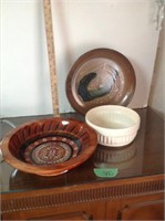 Mexico wood bowl and other decor