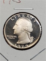 1979-S Clad Proof Washington Quarter