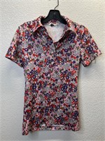 Vintage Devon 70’s Floral Pink Shirt