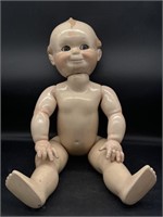 Vintage Large Porcelain  Kewpie Doll 27” with