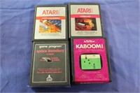 Atari 2600 Kaboom,Space Invaders, Vanguard