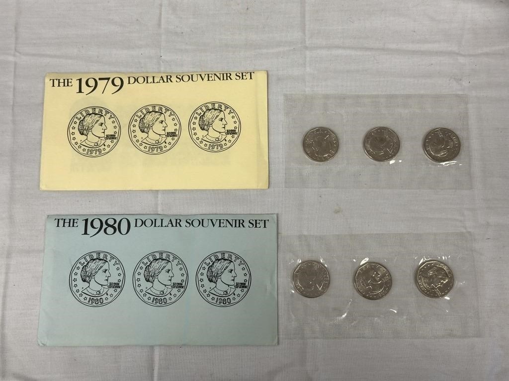 1979 & 1980 Susan B. Anthony Dollar Sets - #1