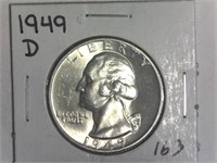 1949-D Washington Quarter