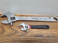 Diamond Alloy 12 in Cresent Wrench + 6in Cresent