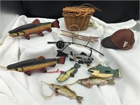 Adorable Christmas Ornaments for the Fly Fisherman