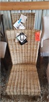 2 Gray willow chairs