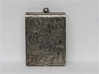 .925 Sterling Silver Vintage Matchbook Pendant