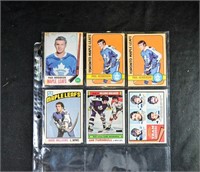 1970's PAUL HENDERSON & Maple Leafs Hockey Cards