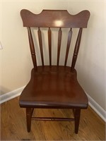 Vintage Moses Horning Cherry Arrow Back Side Chair