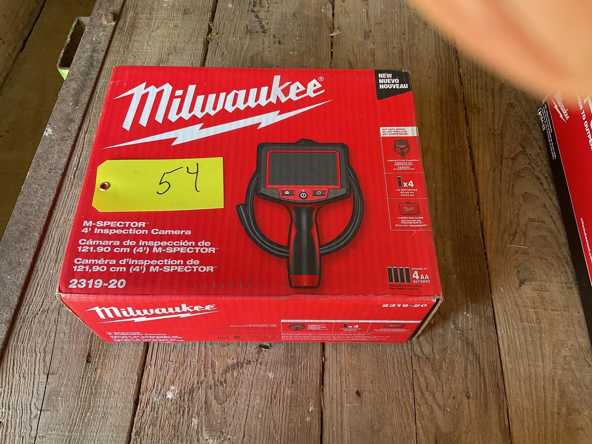 Unused Milwaukee M-Spector inspection camera