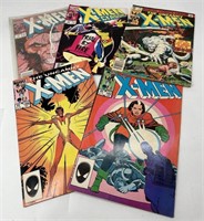Marvel X-Men Comic Books No 7, 72, 140, 182, 199