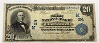 $20 Bill from National Bank of Cincinnati (Series