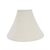 16 in. X 12 in. Beige Bell Collaspsible Lamp Shade