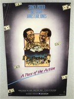 Vintage 1980s A Piece of the Action Movie Poster