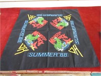 Vintage Unused Rock concert Bandana.