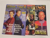 (3) Vtg Star Trek Deep Space Nine Magazines, all