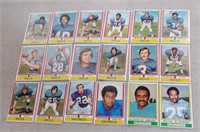 18 TOPPS 1974 FOOTBALL CARDS