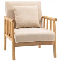 $127 HOMCOM Accent Chair with Softness & Support