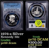 Proof PCGS 1976-s Silver Kennedy Half Dollar 50c G