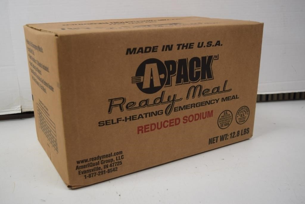 Case of A-Pack MRE Emergency Meals