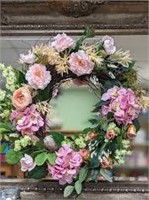 Cheawrtz Pink Artifical Flower Wreath A20